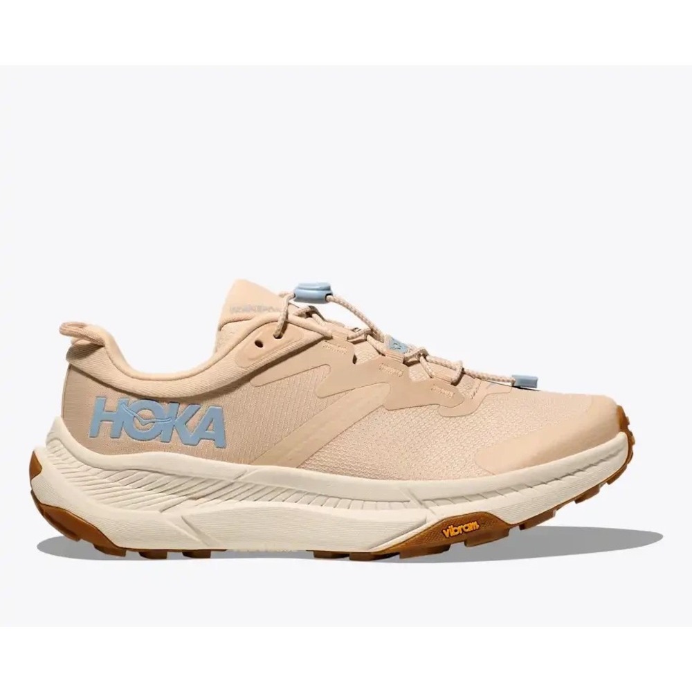 HOKA | Transport 8.5B Alabaster Oak Blue Women's Lifestyle Sneakers
